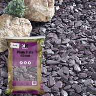 Plum Slate Chippings 40mm