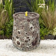 Priya Fossil Brown Water Feature