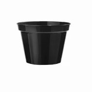 18cm Flower Pots- Black